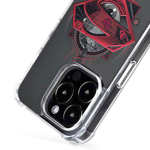 DC Comics Superman Grey Eye Collage iPhone 16 Pro MagSafe Case